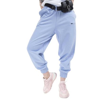 Alexander McQueen, IC0 Sweatpant Blauw, Dames, Maat:XS,Cotton