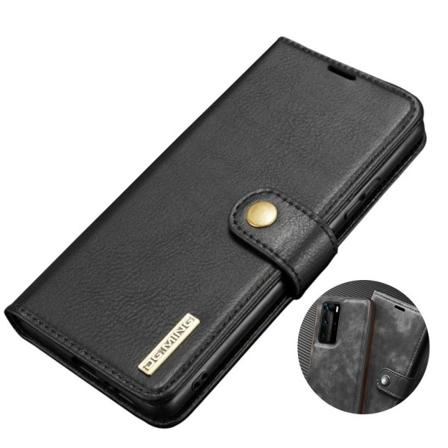DG.MING Huawei P40 Pro 2-in1 Wallet kotelot - Musta Black