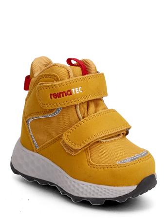 Reimatec Shoes Vikkela Talvikengät Tarroilla Keltainen Reima