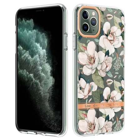 Supertunt och tåligt mjukfodral för iPhone 11 Pro Max - Grön Gardenia