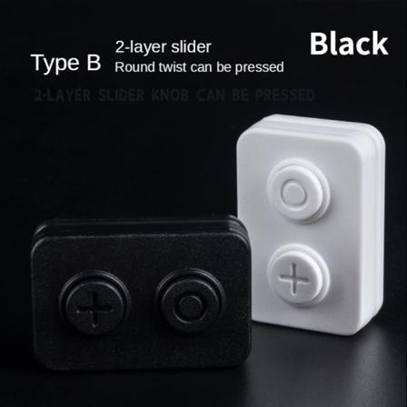 Push Pa Pa Coin EDC Fidget Square Block Magnetiske Sliders Push Clickers Haptisk Stress Relief Voksne Skrivebord Legetøj til Voksne Børn