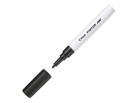 PILOT Märkpenna Pintor Fine spets, 1,0 mm, Svart - Lyreco - Kontorsmaterial - Pennor - Märkpennor - Rund spets