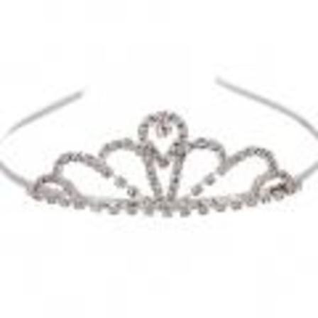 Krone Rhinestones Brud Prinsesse Hodeplagg Hår Tilbehør Bryllup Smykker Type 11