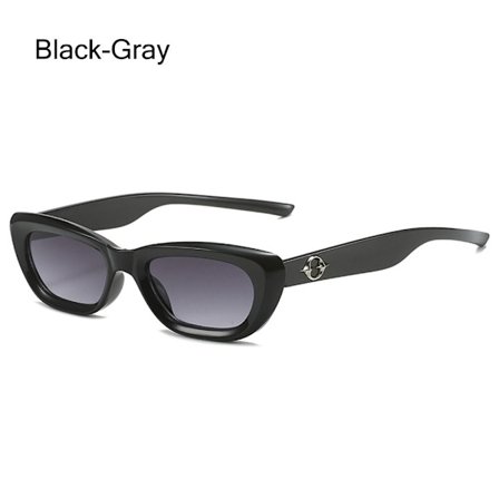 Cat Eye Solbriller Stjerne Y2K Solbriller SVART-GRÅ SVART-GRÅ