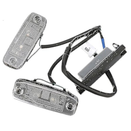 Takarekisterikilven valolamppu Kia Sportage 2011-2016 92501-3w000