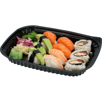 Sushi/Salatboks Sort 55cl
