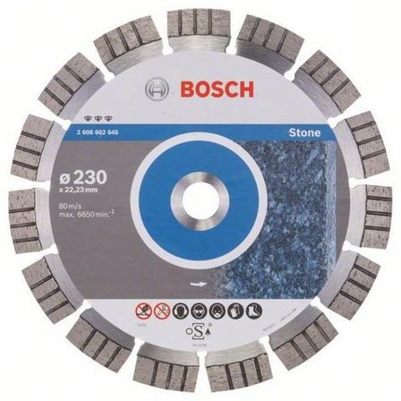 Bosch Best for Stone Kappeskive 230x22,23mm, Maskintilbehør & forbruk