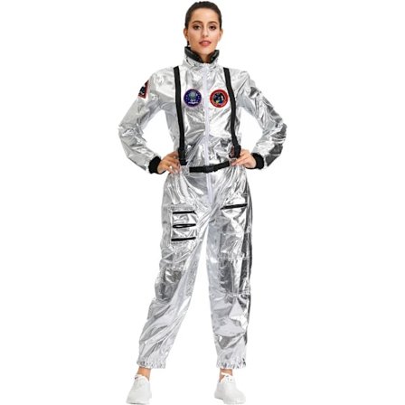 Barn Vuxen Rymddräkt Jumpsuit Flyg Astronaut Bodysuit Cosplay Kostym Unisex Uniform Halloween Klä Ut Gåva Rymddräkt