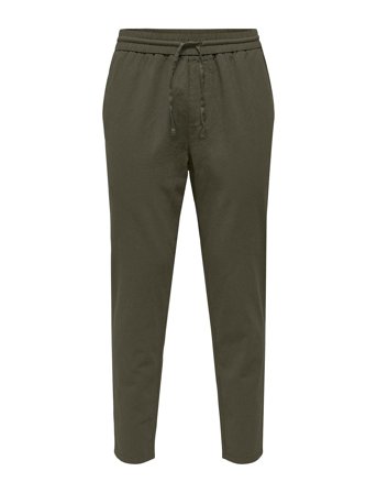 ONLY & SONS | Onslinus Crop 0007 Cot Lin Pnt Noos | M