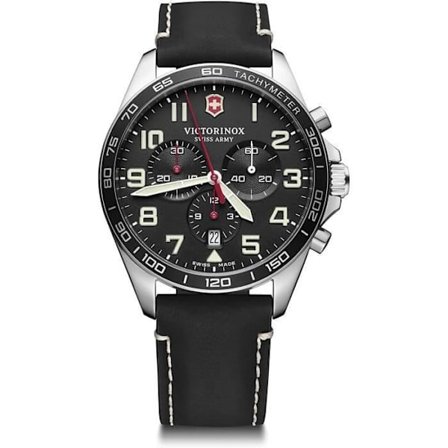 Klocka - Victorinox - Field Force Chronograph - Rostfritt stål - Kvarts - 10 ATM