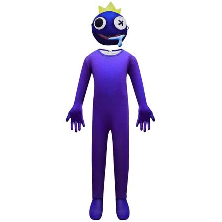 Barn Halloween Kostymer Anime Rainbow Venn Spill Cosplay Klær Gutter Jenter Bodysuit Cartoon Carnival Julegave til barn 4670 120cm