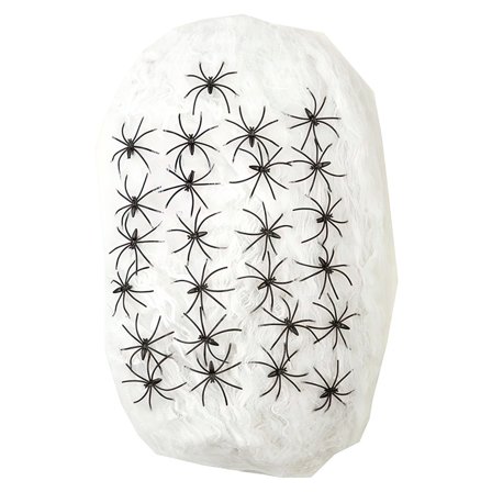 Kæmpestor Spindelvæv med Edderkopper