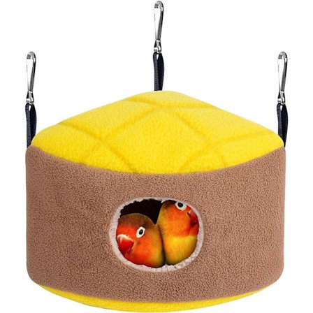 Plys fuglerede til undulat, parakit bur tilbehør, lille