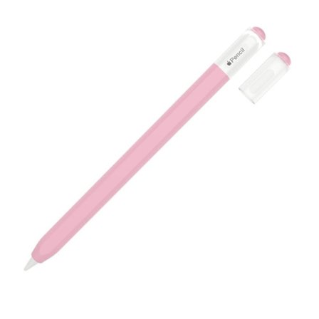 För Apple Pencil 3 (USB-C) Silikonhylsa Stylus Pen Flexibelt fodral Skyddshölje - Rosa