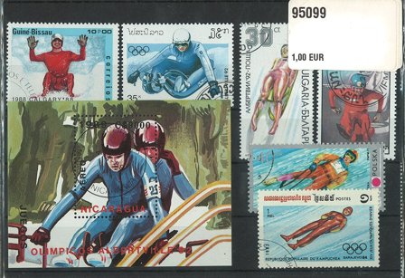 Kælk 1 miniark og 17 frimærker