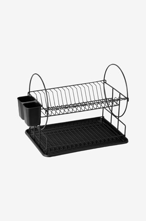 Dorre - Opvaskestativ Disa 2 niveauer - Sort - Opvaske- & rengøringsredskaber - Fra Homeroom