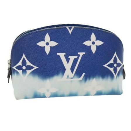 Louis Vuitton Vintage, Pre-owned Canvas pouches Blauw, Dames, Maat:ONE Size