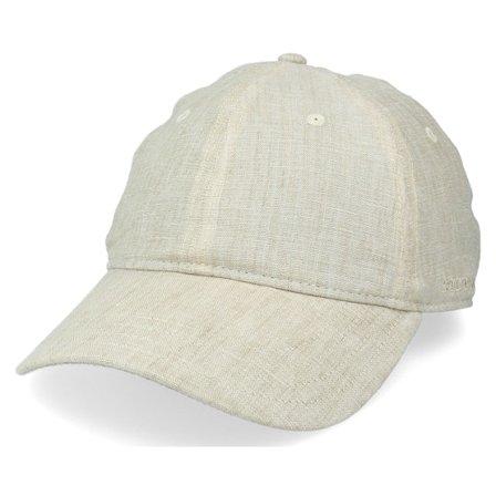 Stetson - Beige Unconstructed Cap - Baseball Linen-71 Beige Dad Cap @ Hatstore