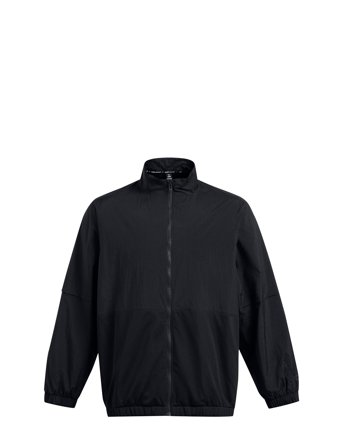 Ua Crinkle Woven Jacket Black Under Armour