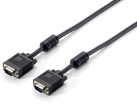 Equip VGA HD15m/HD15m ferrite core 15m cable black