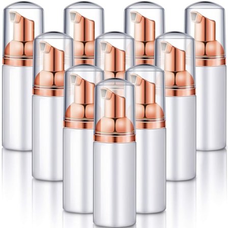 10 STK Skumpumpeflasker Plast Mini Skumdispenseringsflaske 60 ml