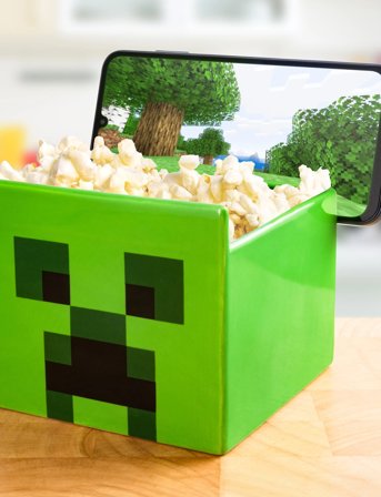 Paladone Creeper Streaming Snack Bowl - Green - H:0.0CM
