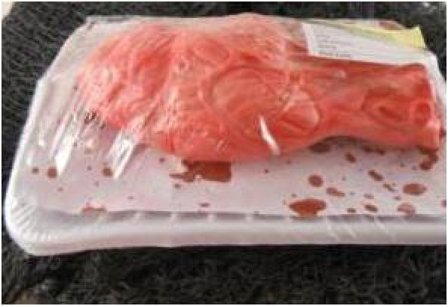 Zombiemat hjärta - Halloween Dekoration - Kalaslagret.se