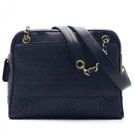 Chanel Vintage, Pre-owned Shoulder Bag Zwart, Dames, Maat:ONE Size,leer