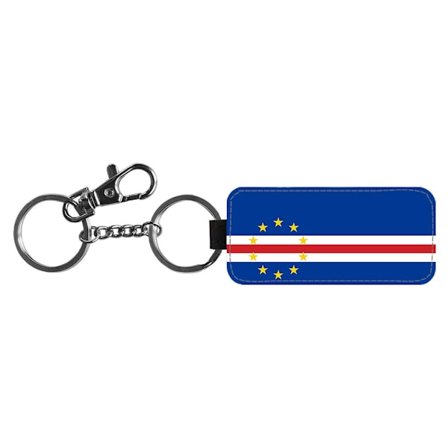 Cabo Verde Flagga Nyckelring