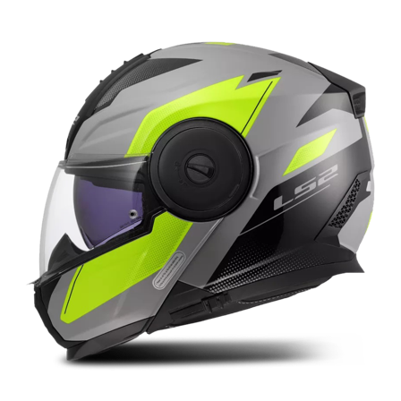 Avattavakypärä LS2 FF902 Scope II Harmaa/Keltainen M