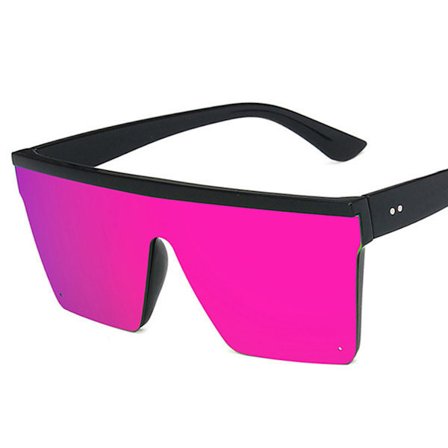 Nye trendy store ett-stykke UV400-solbriller for gatebilder