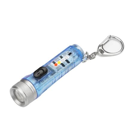 Mininyckelring Ficklampa Usb Uppladdningsbar Nödsituation Utomhus C