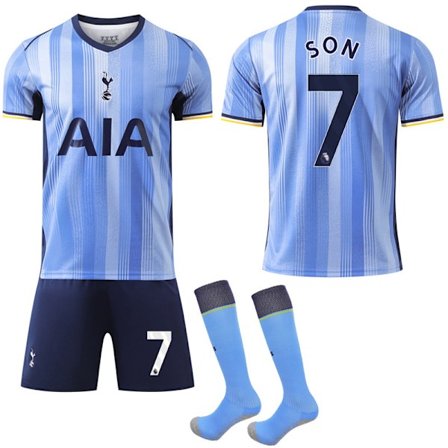 24-25 Tottenham Hotspur Ny Sæson Udebane Børnefodboldtrøje Nr. 7 SON