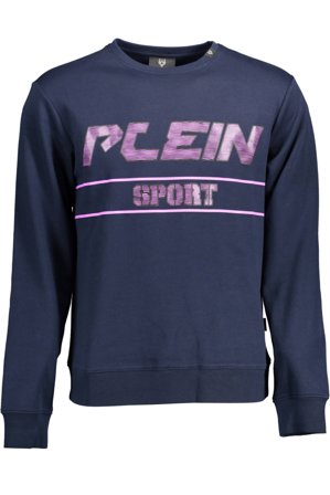 Plein Sport Felpa Senza Zip Uomo Blu