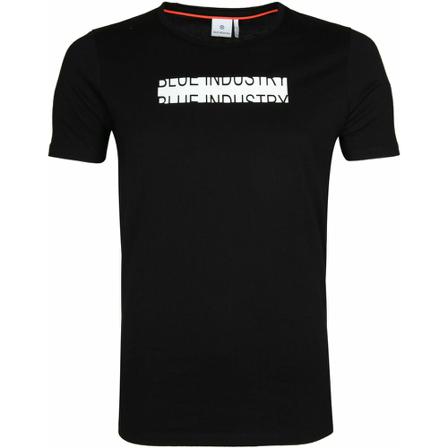 Blue Industry T-Shirt Sort, Herre T-shirts
