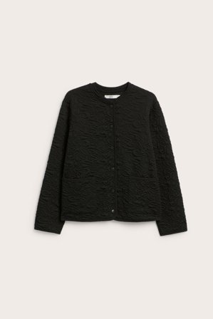 Kappahl | Quiltet jakke med knapper | Svart