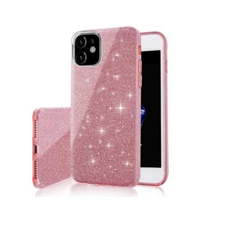 Samsung Galaxy S22 Plus - 3in1 Glitter Elegant Mjuk Skal Pink