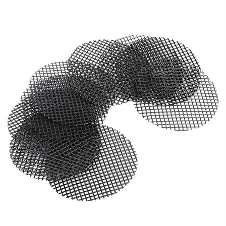 10 st Trädgårdsskötsel Blomkruka Hål Nätmatta Pad Plant Potting Bonsai Bottom Grid Mat (8cm)