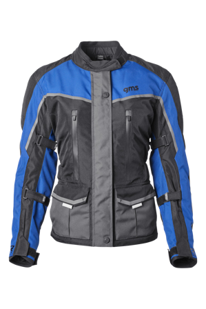 Motorjas Dames GMS Twister Neo WP Zwart/Blauw 5XL