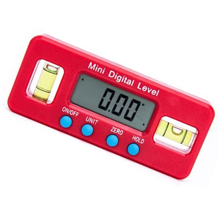 Digitalt vaterpas med LCD-display og magnetisk base, 0,1° opløsning