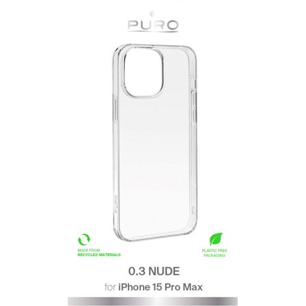 iPhone 15 Pro Max 0.3 NUDE Ultra slim TPU case