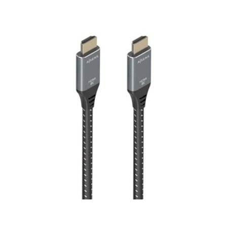Kabel HDMI Aisens A150-0878 10m 2.1 8K@60Hz 4K@120Hz HDR eARC OFC Förnicklad Guld Grå/Svart