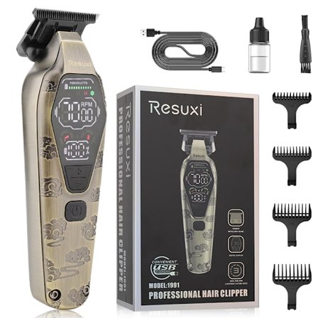 Sladdlös hårklippare - Professionell trimmer för perfekt frisyr