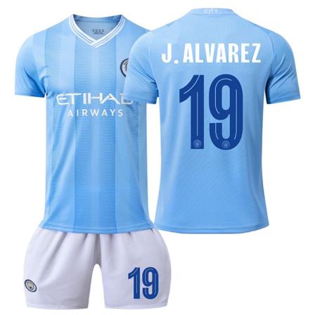 Manchester Cityn jalkapallopaita 23/24 Mestarien liigan painos 19 J.ALVAREZ XXXL