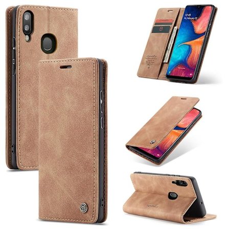 Kompatibel med Samsung Galaxy A30/a20/m01s Case Kortplats Flip Magnetisk Stativ Case För Samsung Galaxy A30/a20/m01s Premium Pu Leather