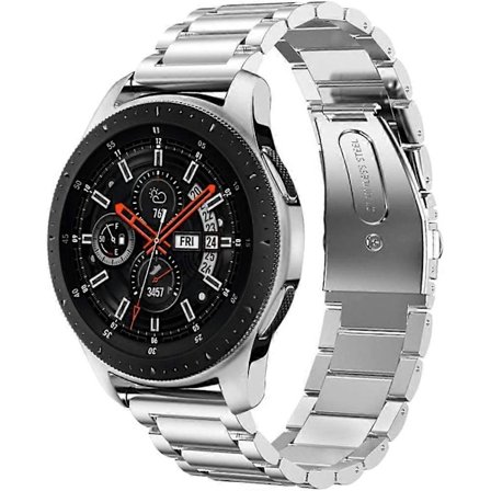 Urband för Samsung Galaxy Watch 3 41mm / Galaxy Watch 42mm / Galaxy Watch Active / Galaxy Watch Active 2 / Gear S2 Classic / Gear Sport, 20mm Stål