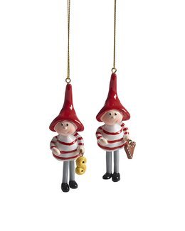 Hängande Juldekoration Tusse 2-pack Röd - Nääsgränsgården