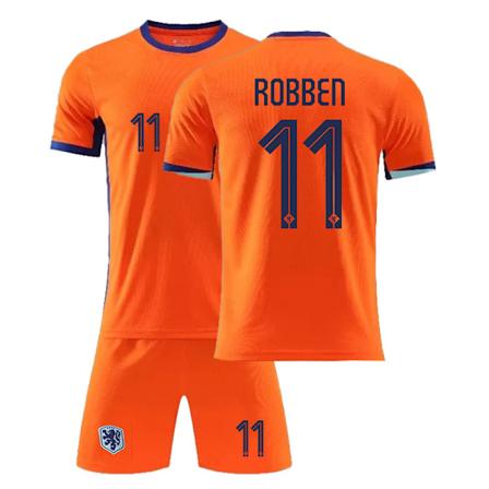 Nederländernas hemfotbollströja ROBBEN-tröja XS(160-165cm)
