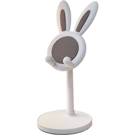 Mobiltelefonhållare för skrivbord, vinkelhöjd justerbar kanin telefonhållare