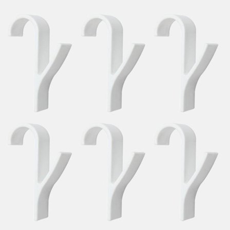 10 st hängande stång enkel krok rymdaluminium radiator badrum